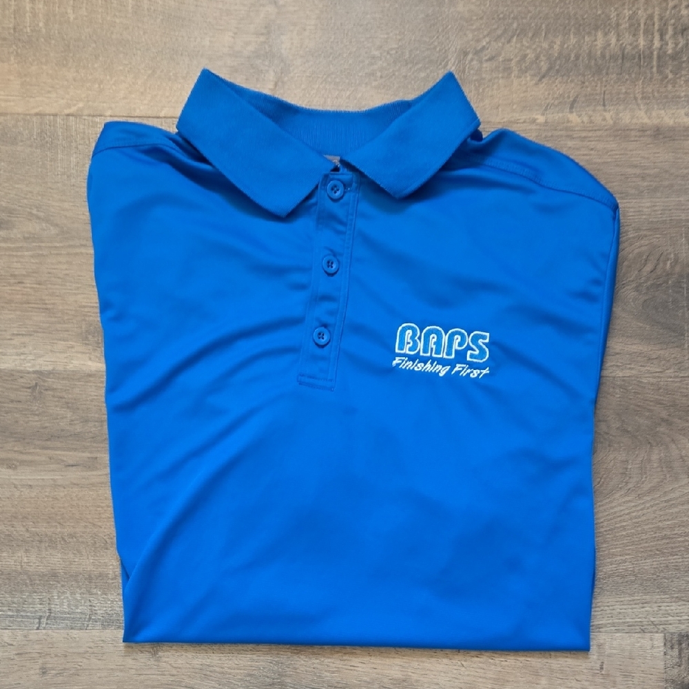 Trimark Men's Golf Shirt Blue Large